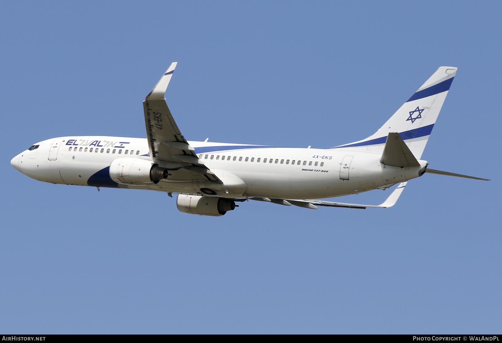 Aircraft Photo of 4X-EKS | Boeing 737-8HX | El Al Israel Airlines | AirHistory.net #704128