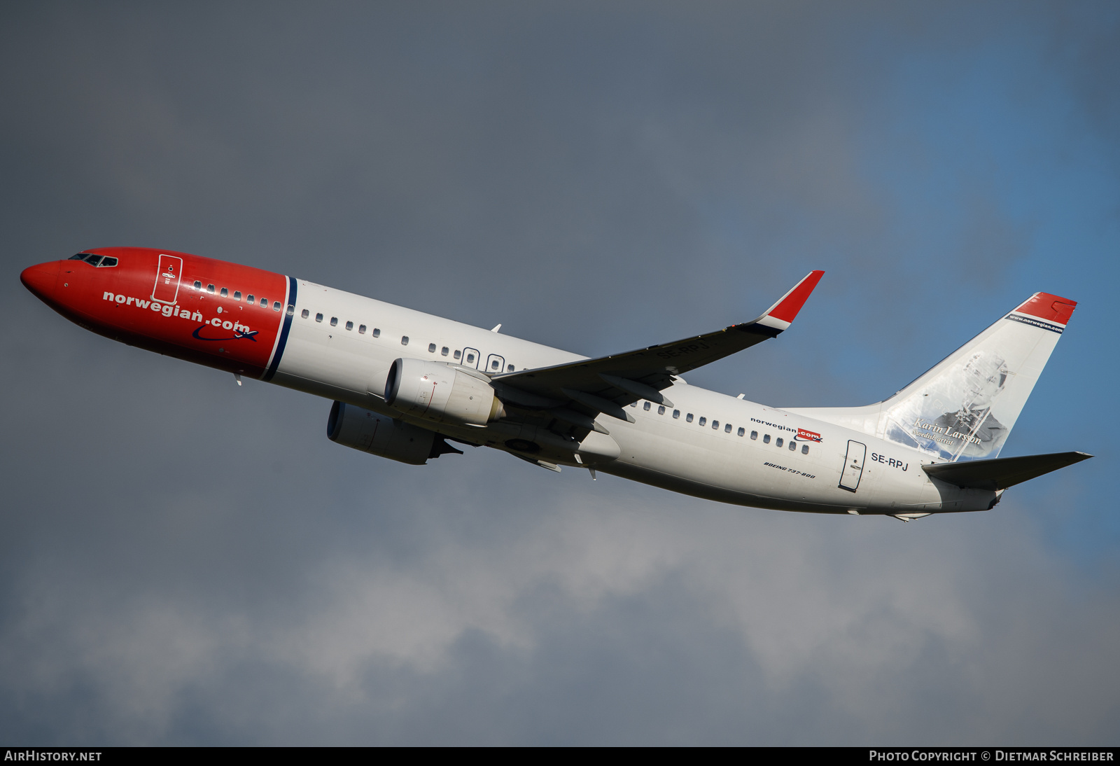 Aircraft Photo of SE-RPJ | Boeing 737-8JP | Norwegian | AirHistory.net #704134