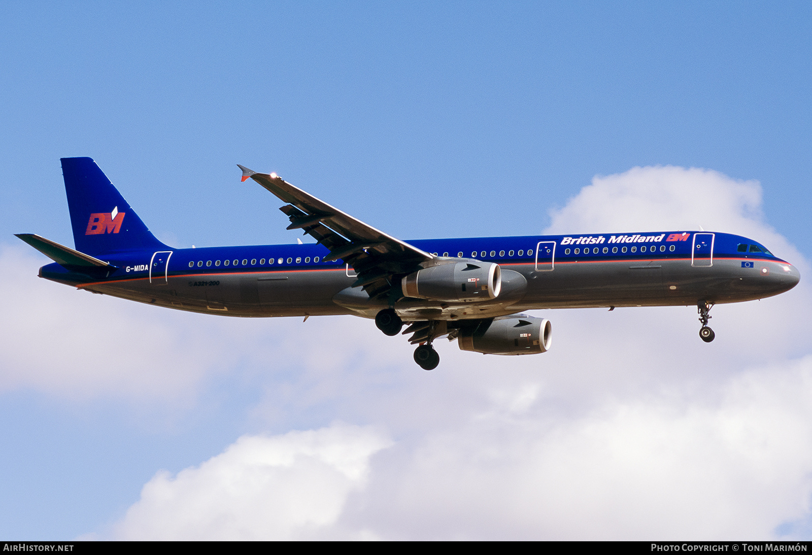 Aircraft Photo of G-MIDA | Airbus A321-231 | British Midland Airways - BMA | AirHistory.net #704174