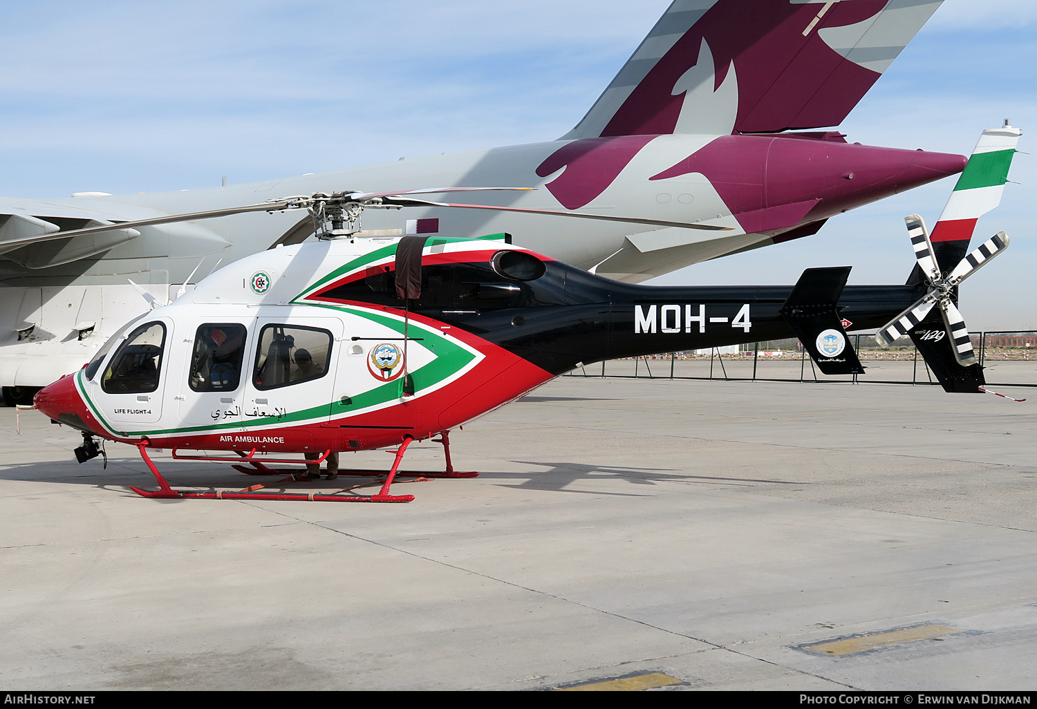 Aircraft Photo of MOH-4 | Bell 429 Global Ranger | Kuwait - Ministry of Health | AirHistory.net #704297