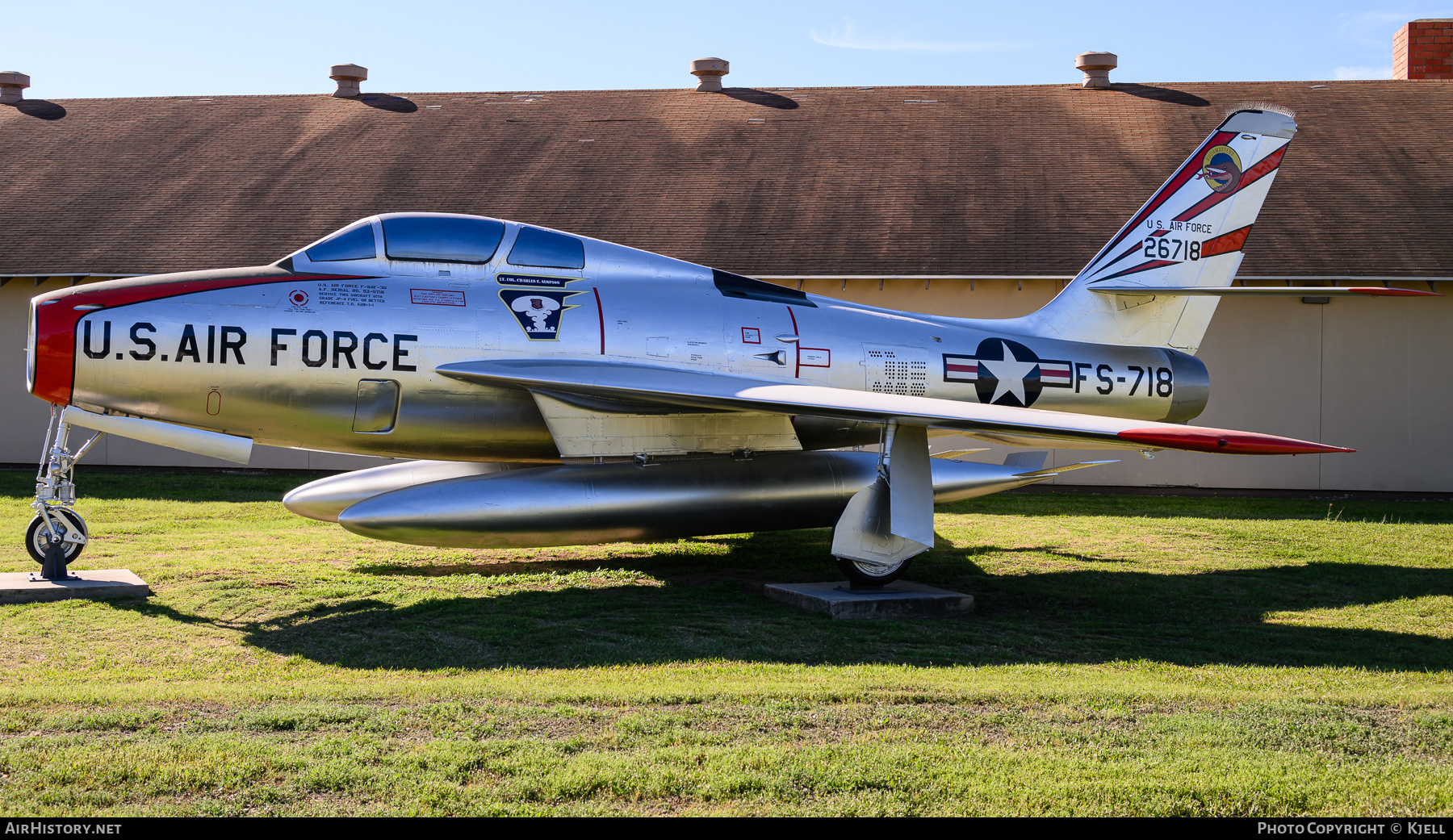 Aircraft Photo of 52-6718 / 26718 | Republic F-84F Thunderstreak | USA - Air Force | AirHistory.net #704387