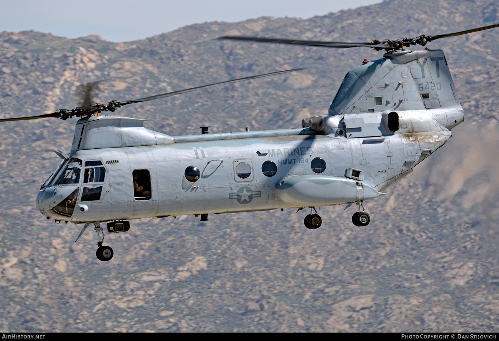 Aircraft Photo of 156420 / 6420 | Boeing Vertol CH-46E Sea Knight | USA - Marines | AirHistory.net #704390