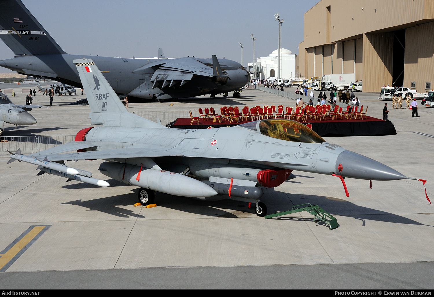 Aircraft Photo of 107 | General Dynamics F-16C Fighting Falcon | Bahrain - Air Force | AirHistory.net #704393