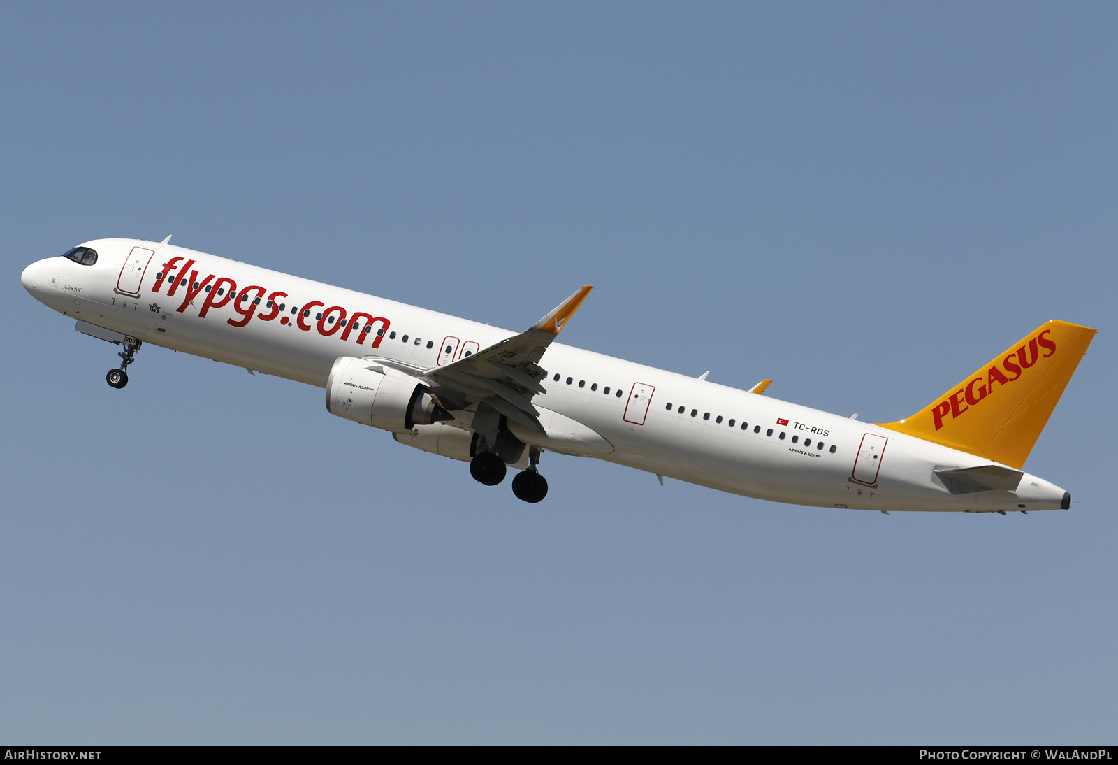 Aircraft Photo of TC-RDS | Airbus A321-251NX | Pegasus Airlines | AirHistory.net #704450