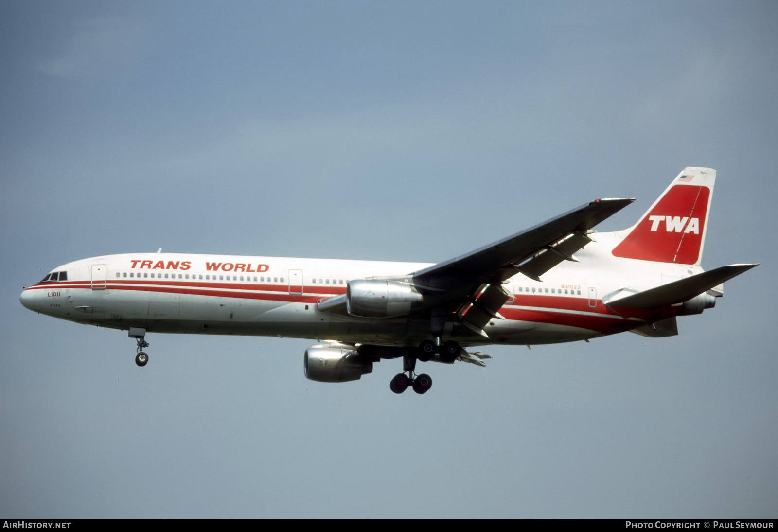 Aircraft Photo of N31023 | Lockheed L-1011-385-1 TriStar 50 | Trans World Airlines - TWA | AirHistory.net #704577