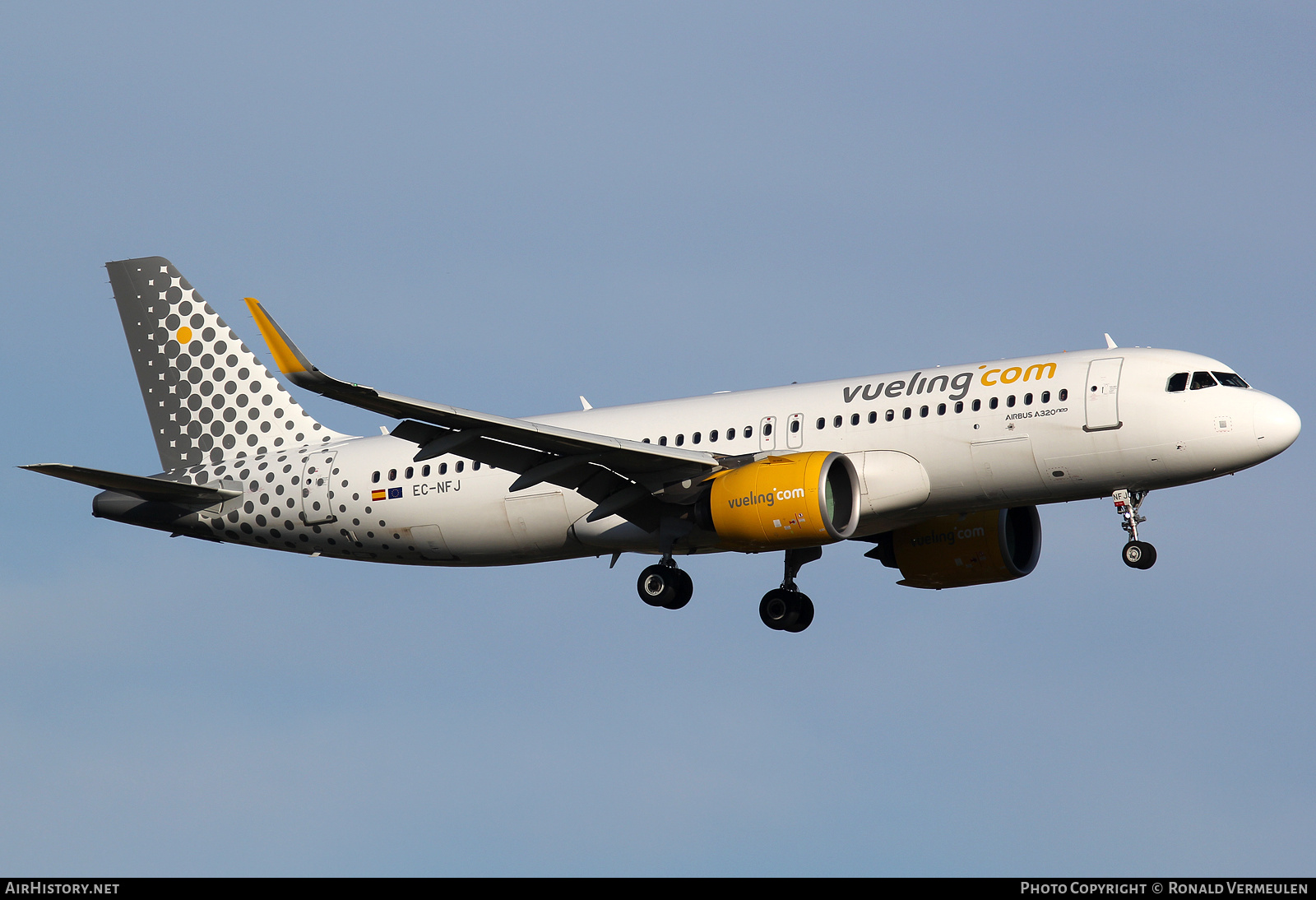 Aircraft Photo of EC-NFJ | Airbus A320-271N | Vueling Airlines | AirHistory.net #704593