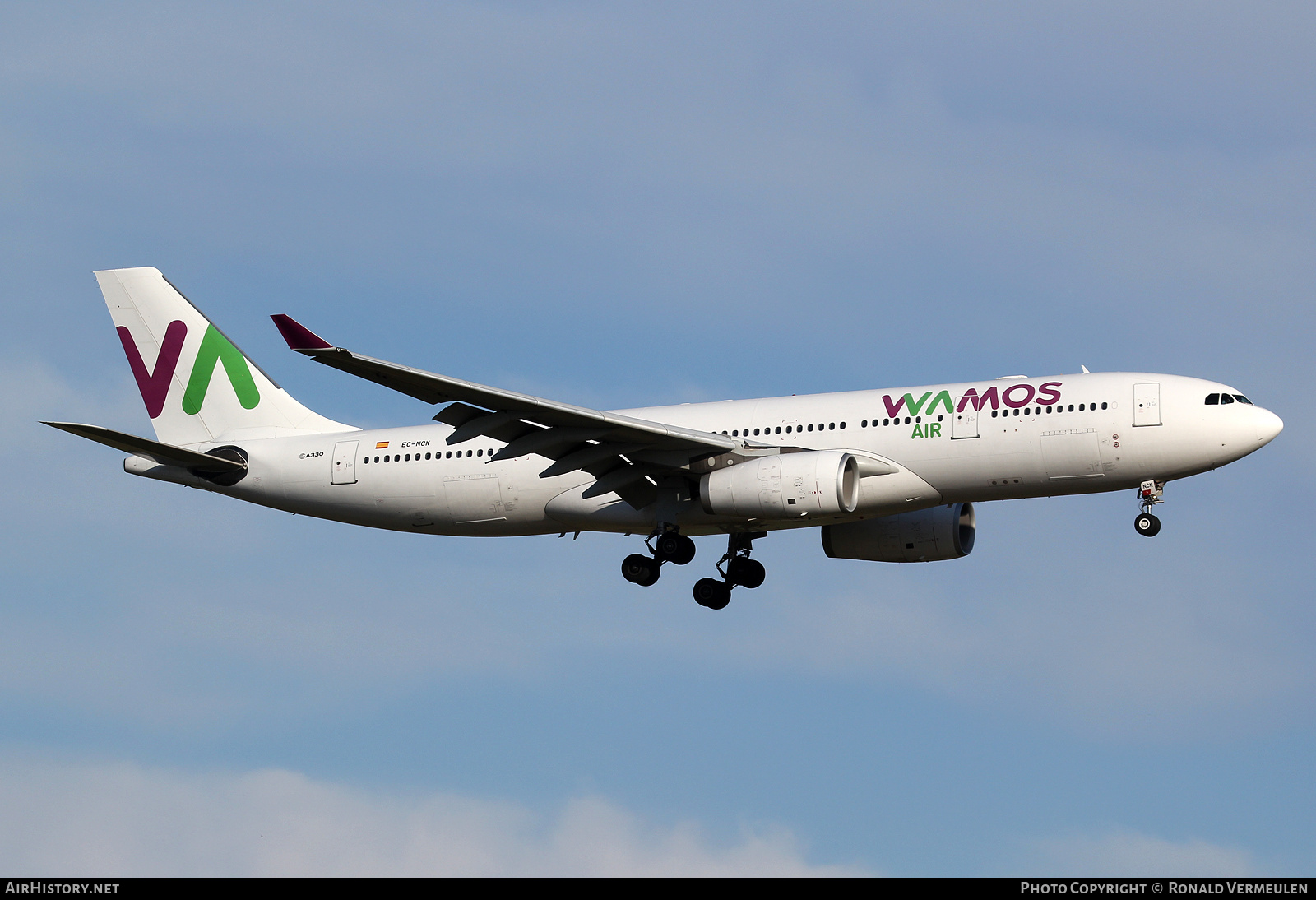 Aircraft Photo of EC-NCK | Airbus A330-243 | Wamos Air | AirHistory.net #704597