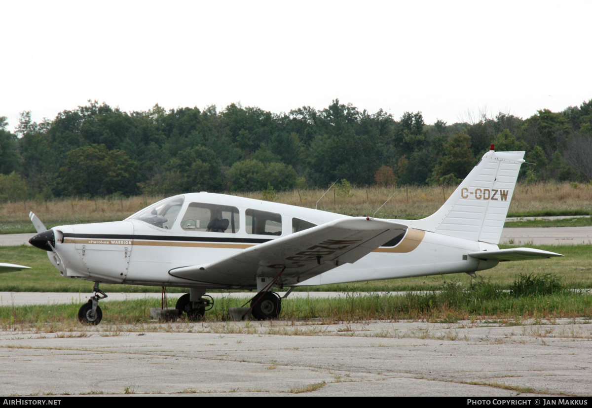Aircraft Photo of C-GDZW | Piper PA-28-151 Cherokee Warrior | AirHistory.net #704600