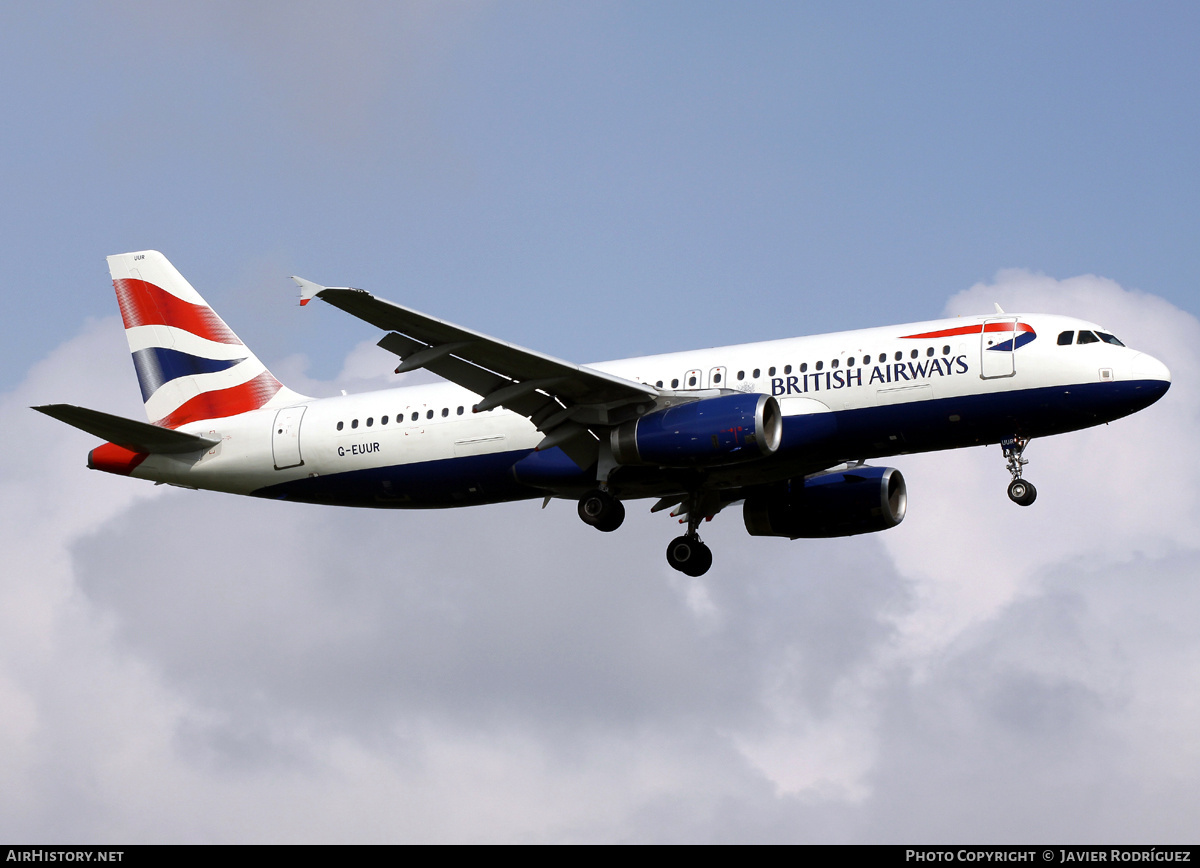 Aircraft Photo of G-EUUR | Airbus A320-232 | British Airways | AirHistory.net #704621