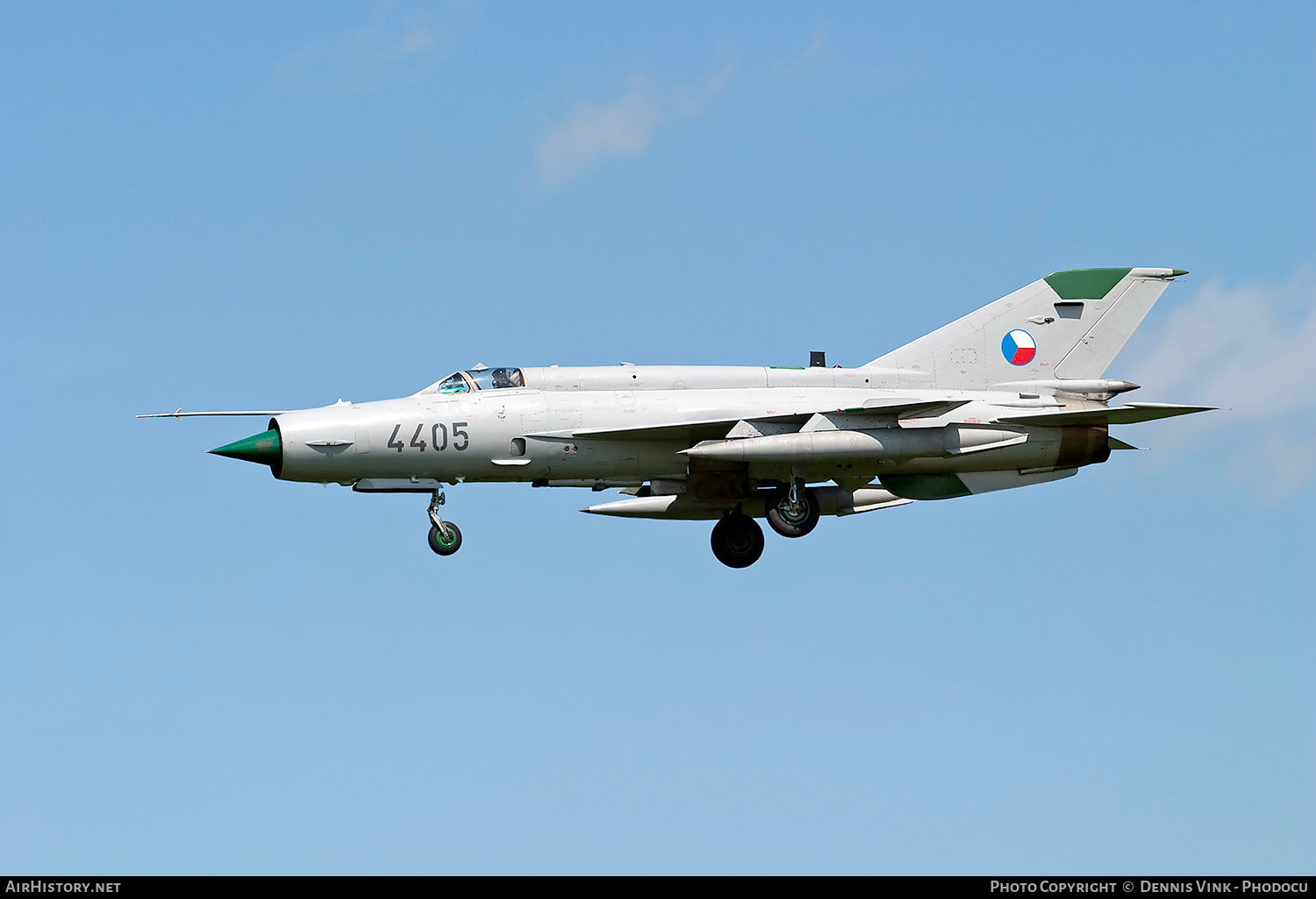 Aircraft Photo of 4405 | Mikoyan-Gurevich MiG-21MFN | Czechia - Air Force | AirHistory.net #704670