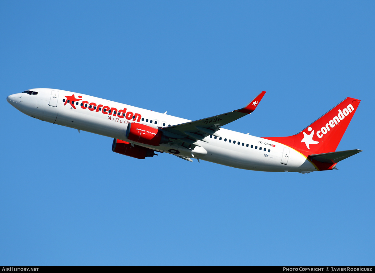 Aircraft Photo of TC-CON | Boeing 737-81D | Corendon Airlines | AirHistory.net #704754