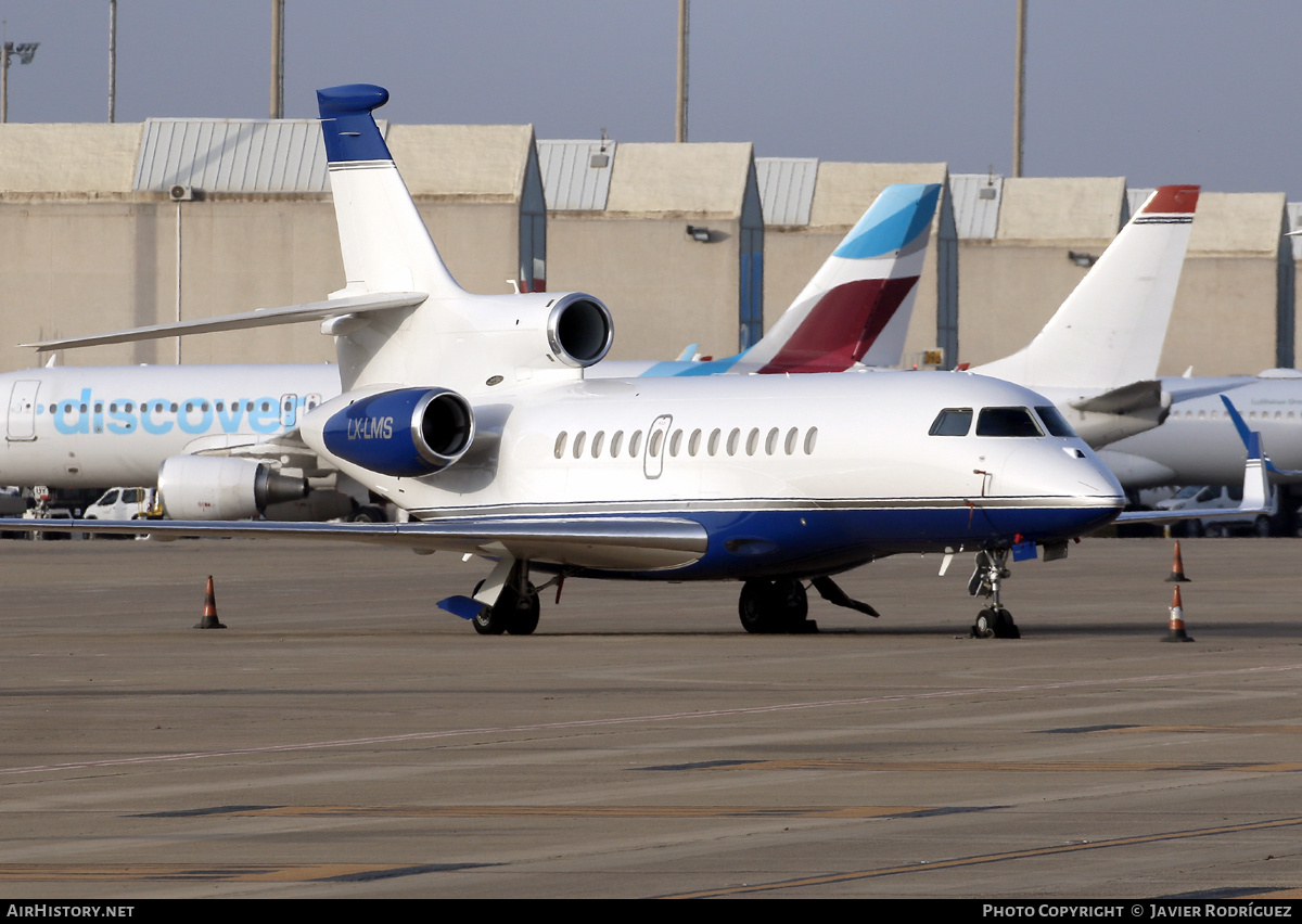Aircraft Photo of LX-LMS | Dassault Falcon 7X | AirHistory.net #704792