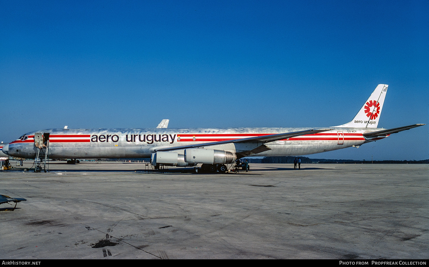 Aircraft Photo of LX-ACV | McDonnell Douglas DC-8-63CF | Aero Uruguay | AirHistory.net #704802