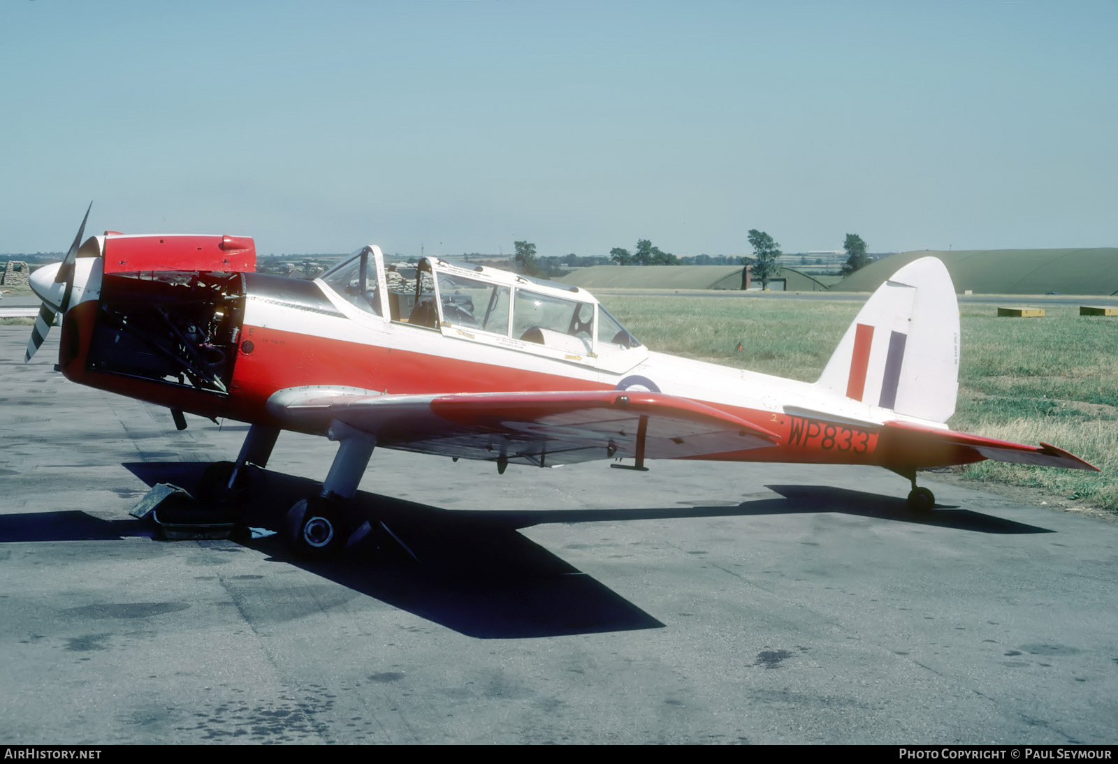 Aircraft Photo of WP833 | De Havilland DHC-1 Chipmunk T10 | UK - Air Force | AirHistory.net #704838