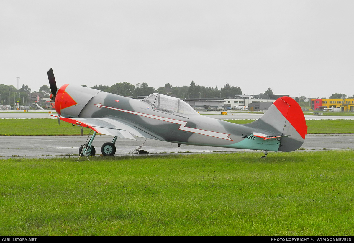 Aircraft Photo of LN-SFA | Yakovlev Yak-50 | AirHistory.net #704850