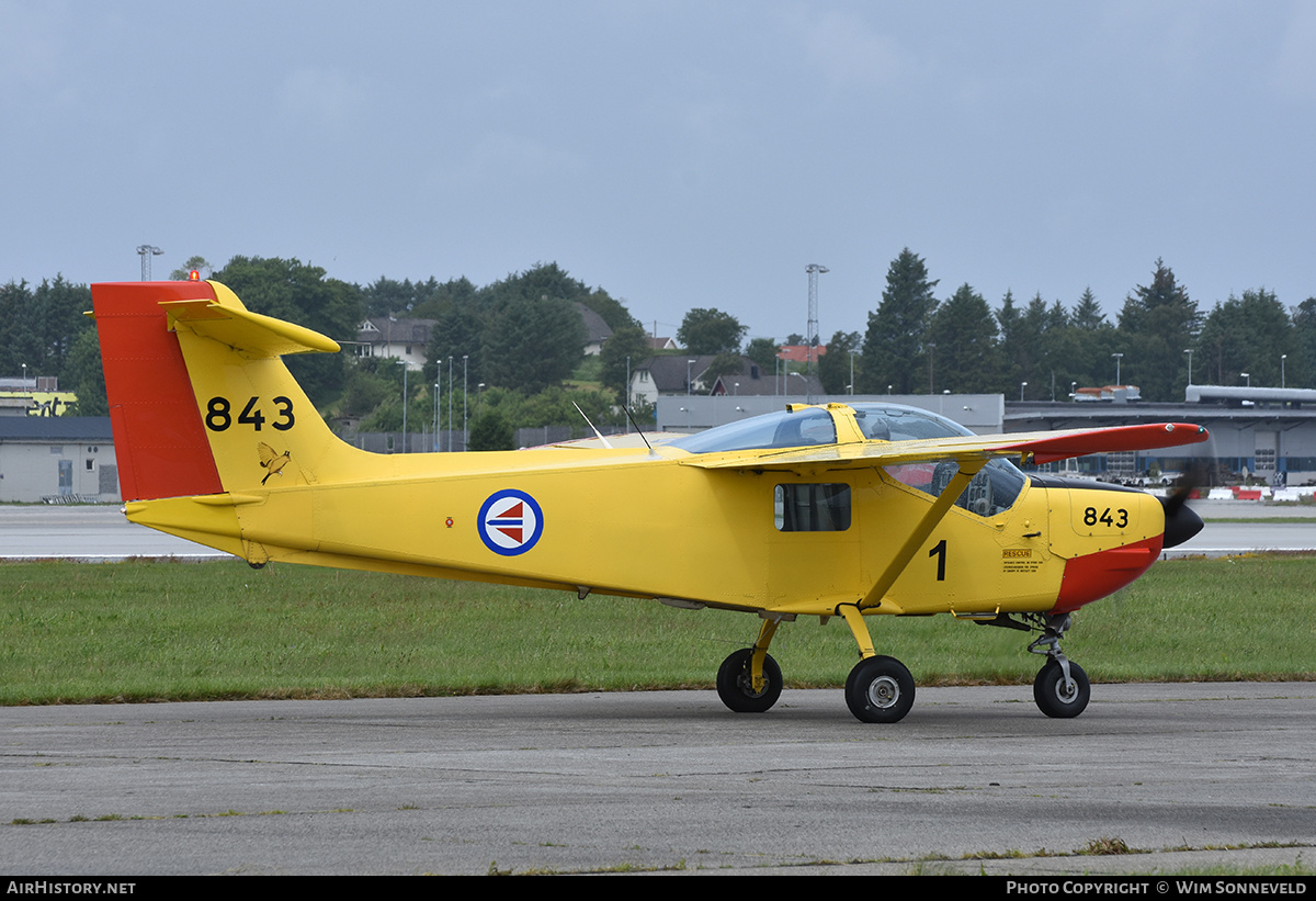 Aircraft Photo of 843 | Saab MFI-15-200A Safari | Norway - Air Force | AirHistory.net #704860