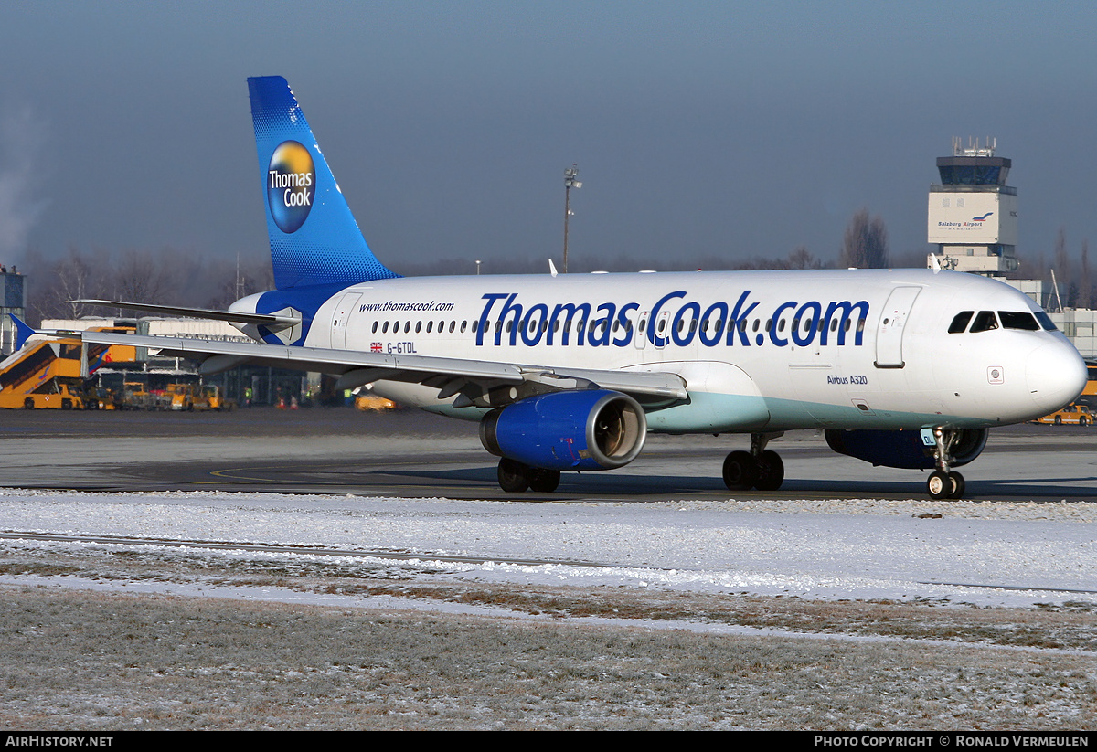 Aircraft Photo of G-GTDL | Airbus A320-231 | Thomas Cook Airlines | AirHistory.net #704876