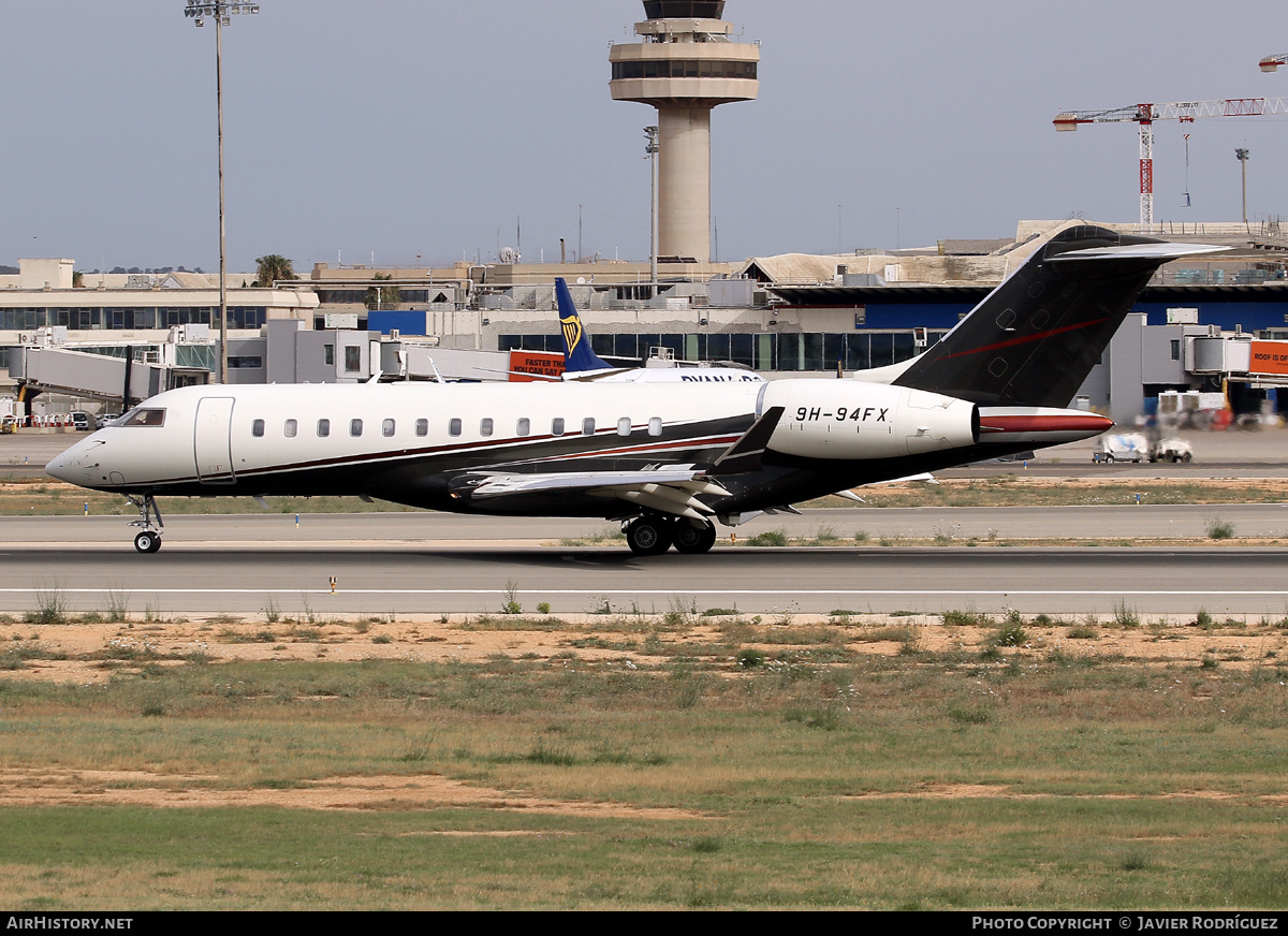Aircraft Photo of 9H-94FX | Bombardier Global Express XRS (BD-700-1A10) | AirHistory.net #704947