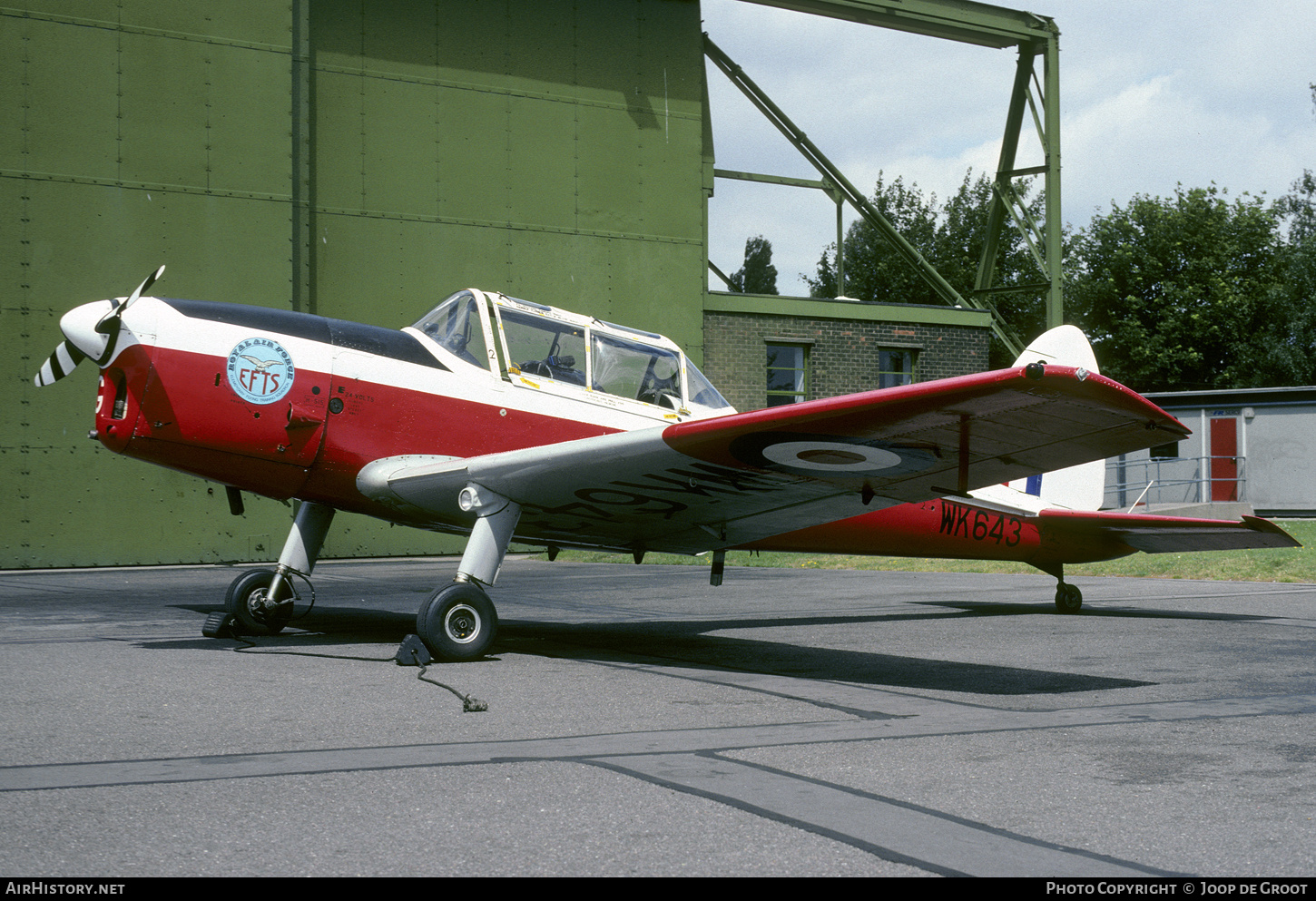 Aircraft Photo of WK643 | De Havilland DHC-1 Chipmunk T10 | UK - Air Force | AirHistory.net #704985
