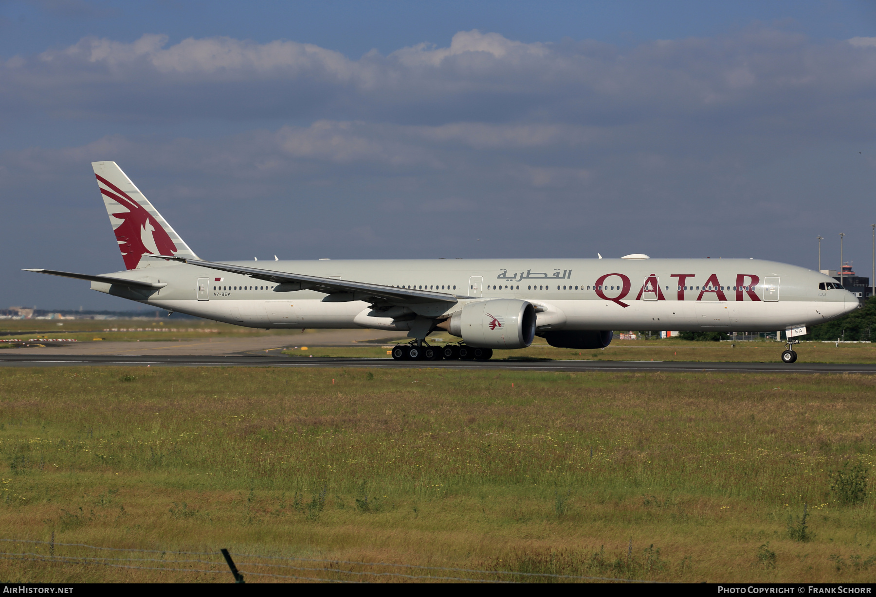 Aircraft Photo of A7-BEA | Boeing 777-3DZ/ER | Qatar Airways | AirHistory.net #705036