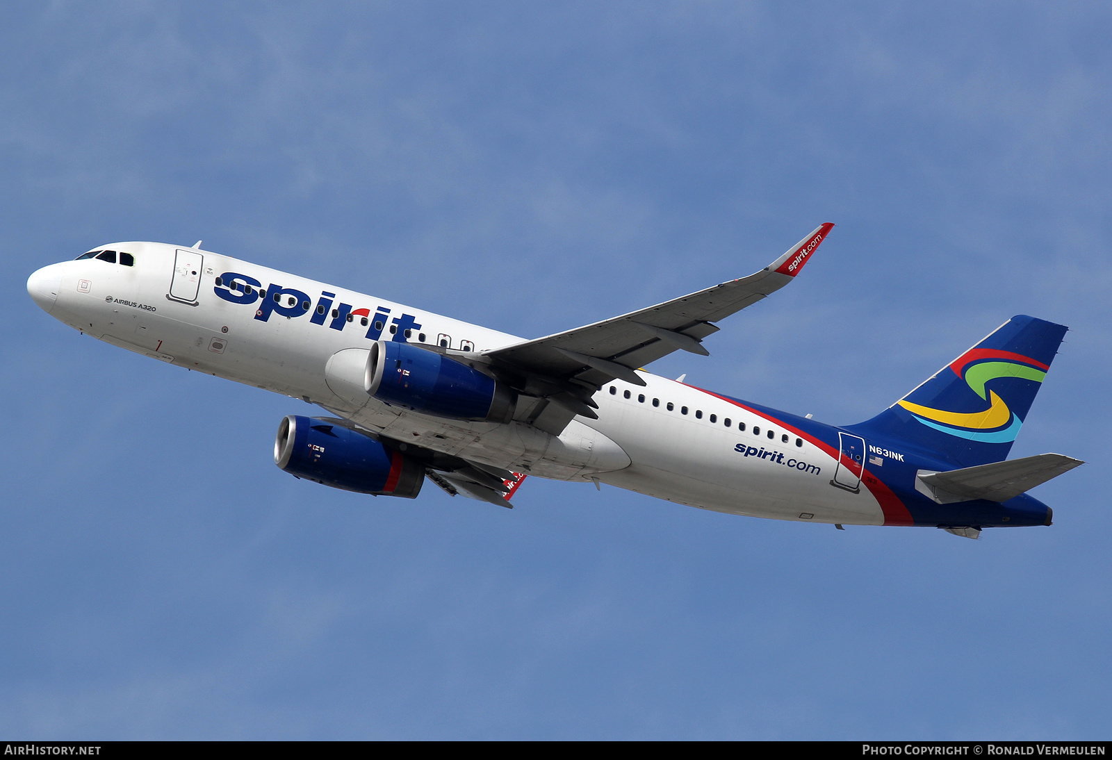 Aircraft Photo of N631NK | Airbus A320-232 | Spirit Airlines | AirHistory.net #705040
