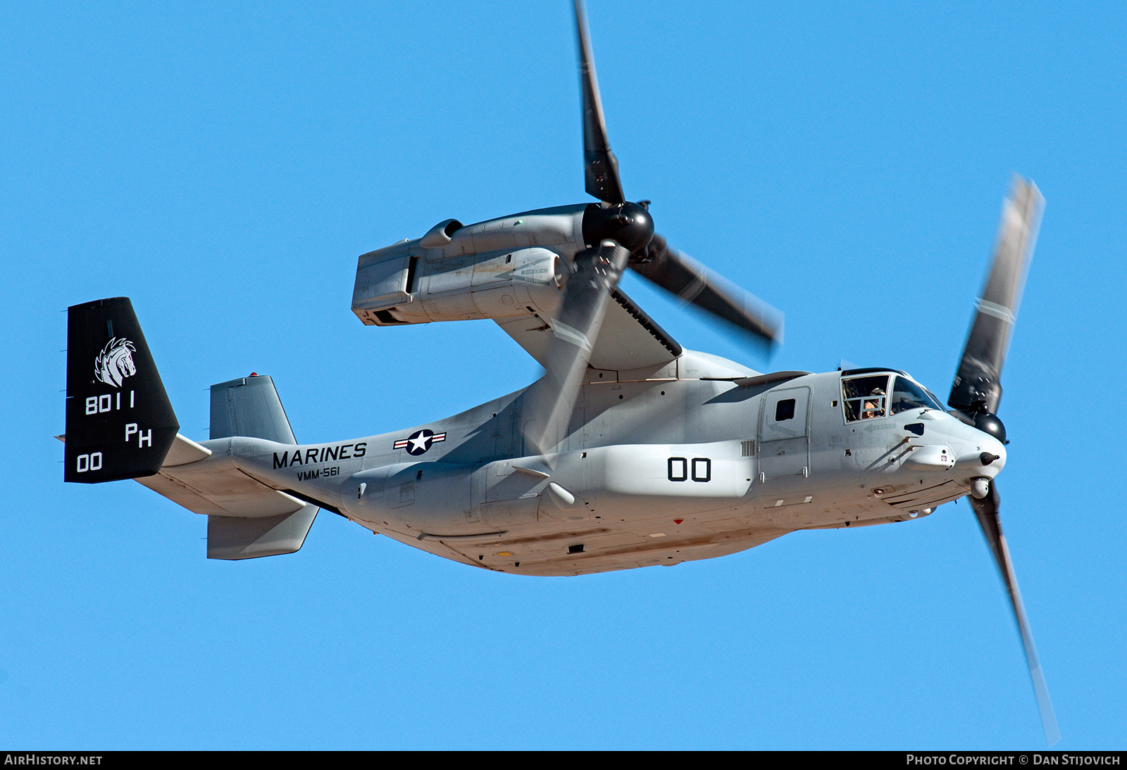 Aircraft Photo of 168011 / 8011 | Bell-Boeing MV-22B Osprey | USA - Marines | AirHistory.net #705071