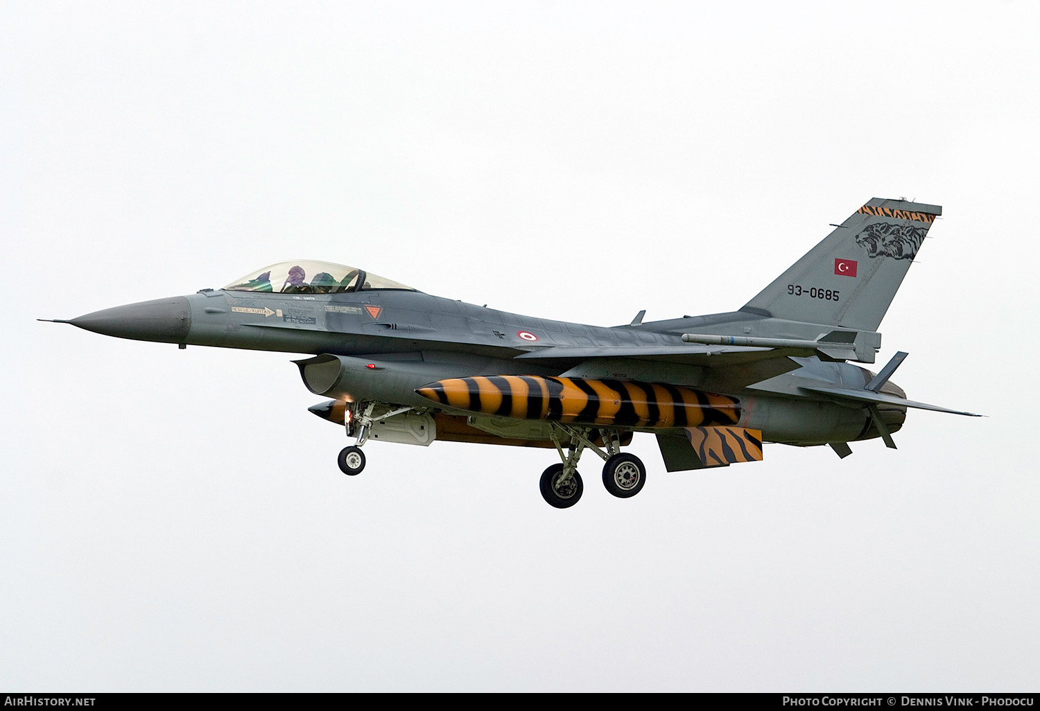 Aircraft Photo of 93-0685 | General Dynamics F-16C Fighting Falcon | Turkey - Air Force | AirHistory.net #705123