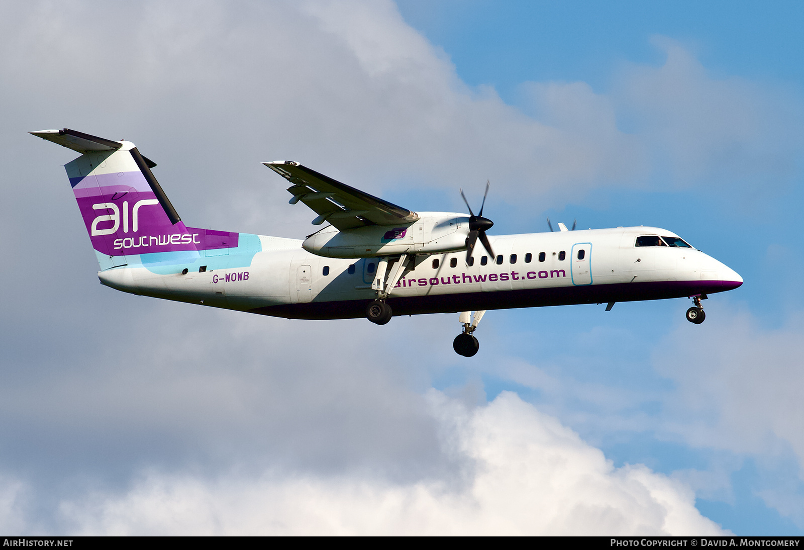 Aircraft Photo of G-WOWB | De Havilland Canada DHC-8-311 Dash 8 | Air Southwest | AirHistory.net #705171