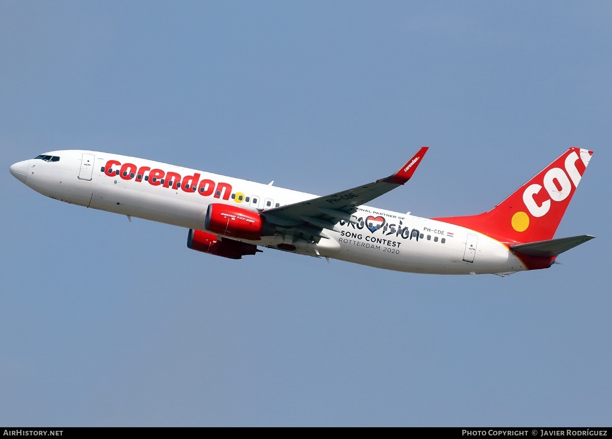 Aircraft Photo of PH-CDE | Boeing 737-8KN | Corendon Dutch Airlines | AirHistory.net #705293