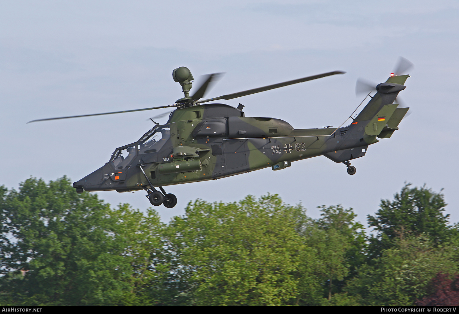 Aircraft Photo of 7462 | Eurocopter EC-665 Tiger UHT | Germany - Army | AirHistory.net #705325