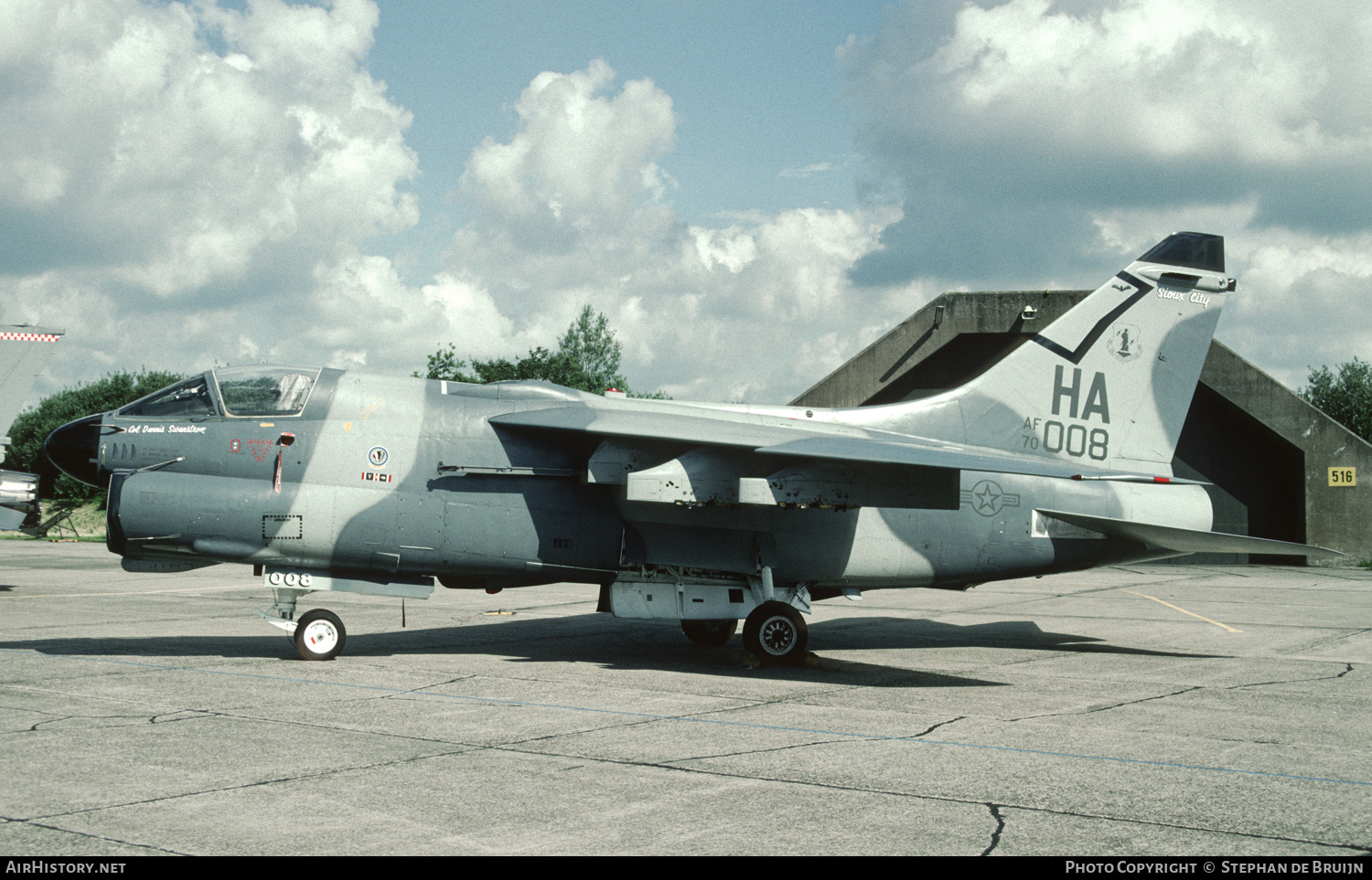 Aircraft Photo of 70-1008 / AF70-008 | LTV A-7D Corsair II | USA - Air Force | AirHistory.net #705330