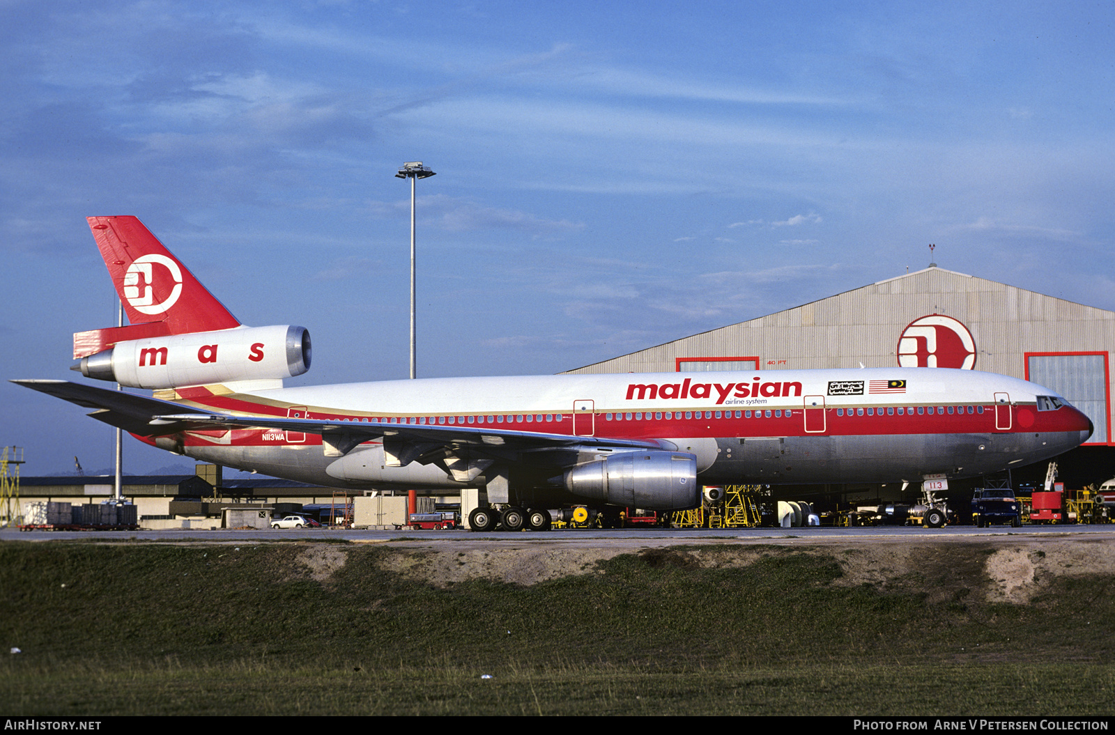 Aircraft Photo of N113WA | McDonnell Douglas DC-10-30CF | Malaysian Airline System - MAS | AirHistory.net #705334