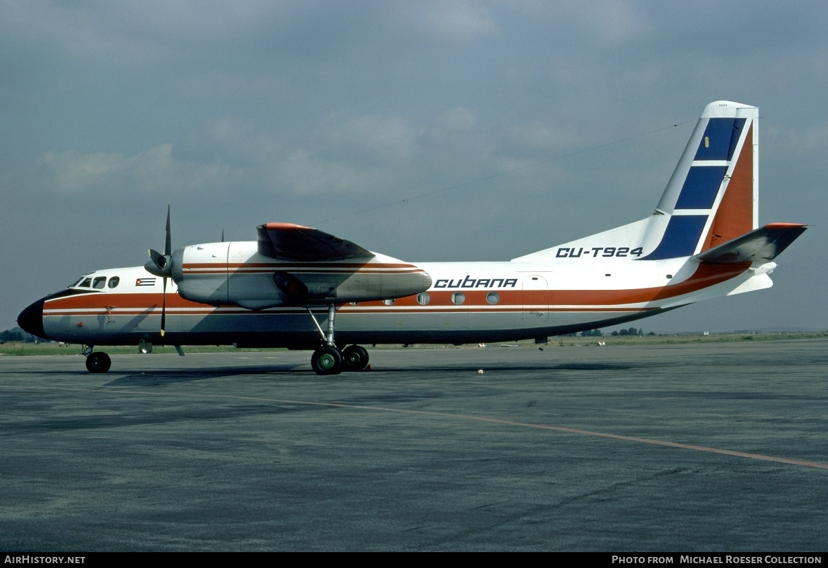 Aircraft Photo of CU-T924 | Antonov An-24RV | Cubana | AirHistory.net #705388