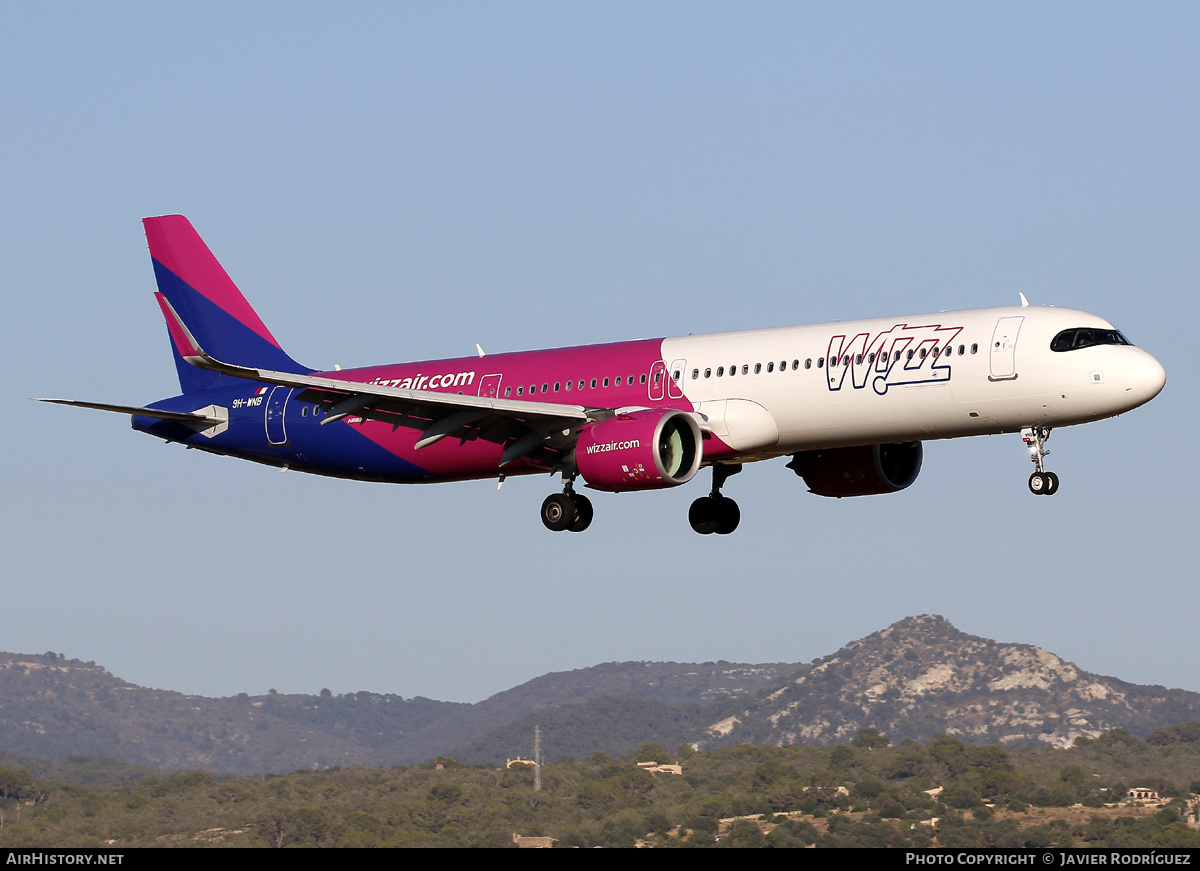 Aircraft Photo of 9H-WNB | Airbus A321-271NX | Wizz Air | AirHistory.net #705477