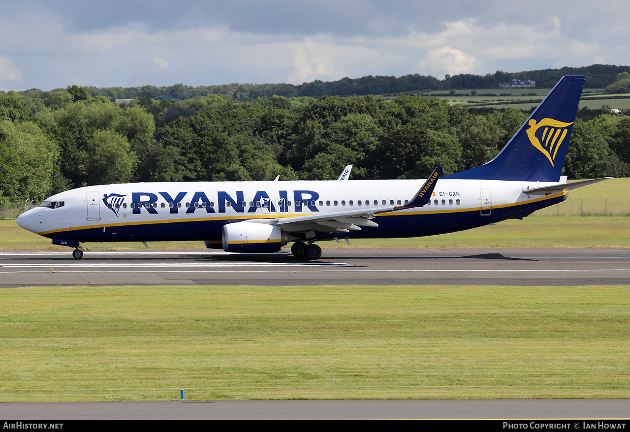 Aircraft Photo of EI-GXN | Boeing 737-800 | Ryanair | AirHistory.net #705542