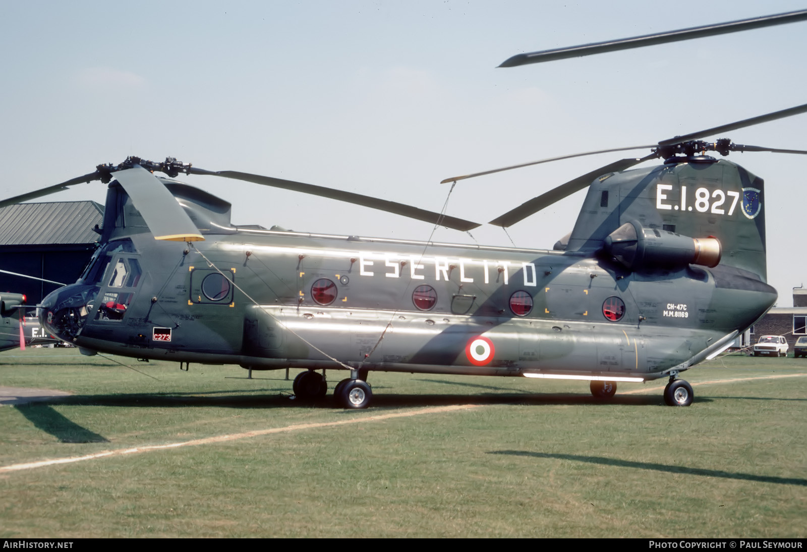 Aircraft Photo of MM81169 | Boeing Vertol CH-47C Chinook | Italy - Army | AirHistory.net #705586