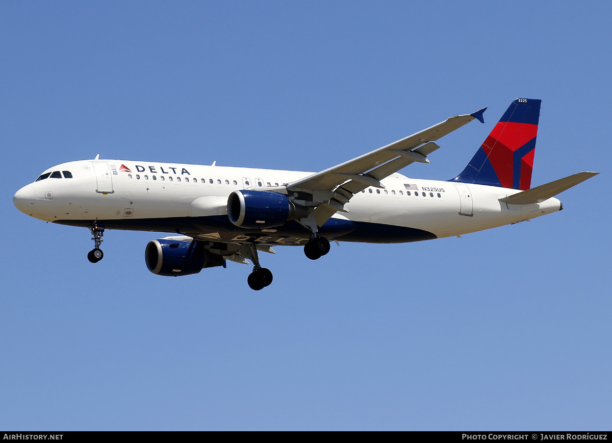 Aircraft Photo of N325US | Airbus A320-211 | Delta Air Lines | AirHistory.net #705645