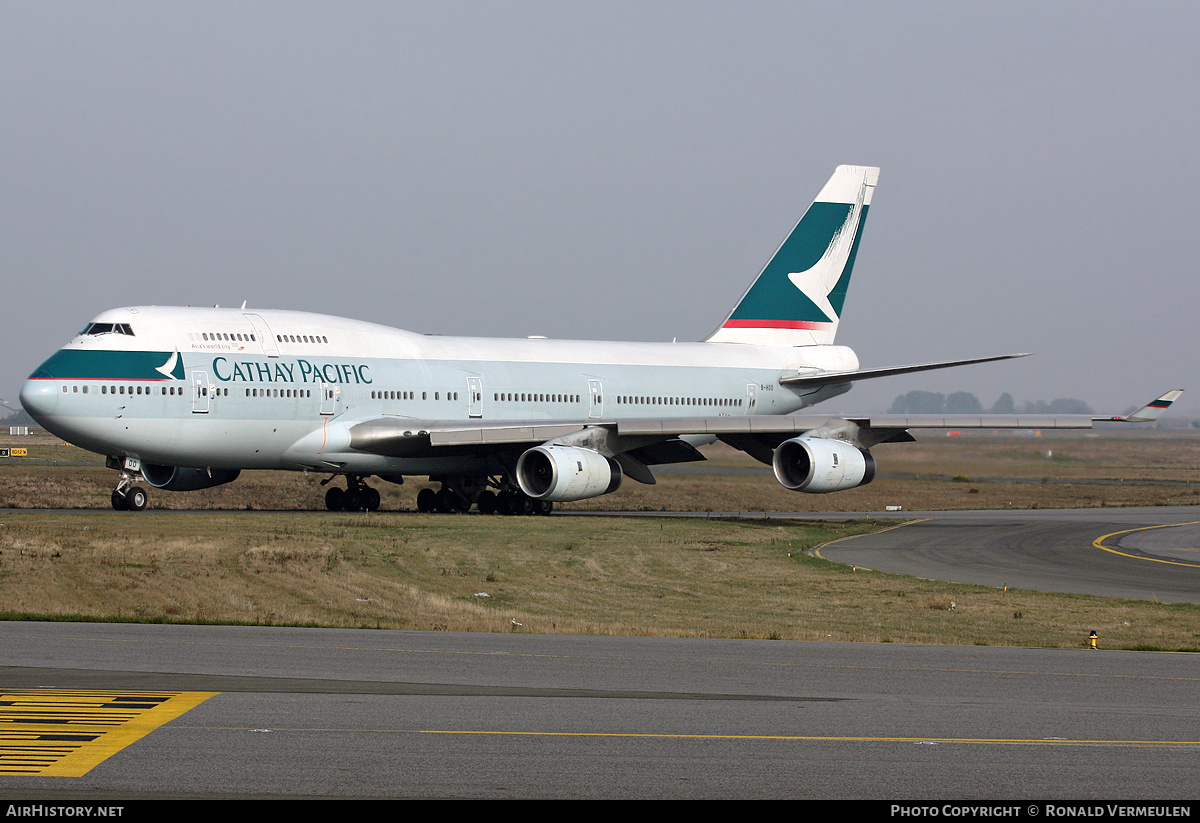 Aircraft Photo of B-HOO | Boeing 747-467 | Cathay Pacific Airways | AirHistory.net #705676