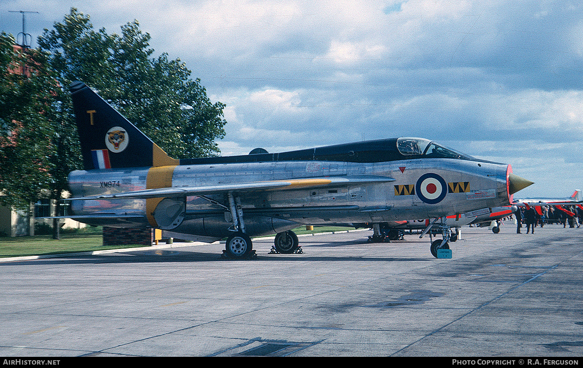 Aircraft Photo of XM974 | English Electric Lightning T4 | UK - Air Force | AirHistory.net #705684