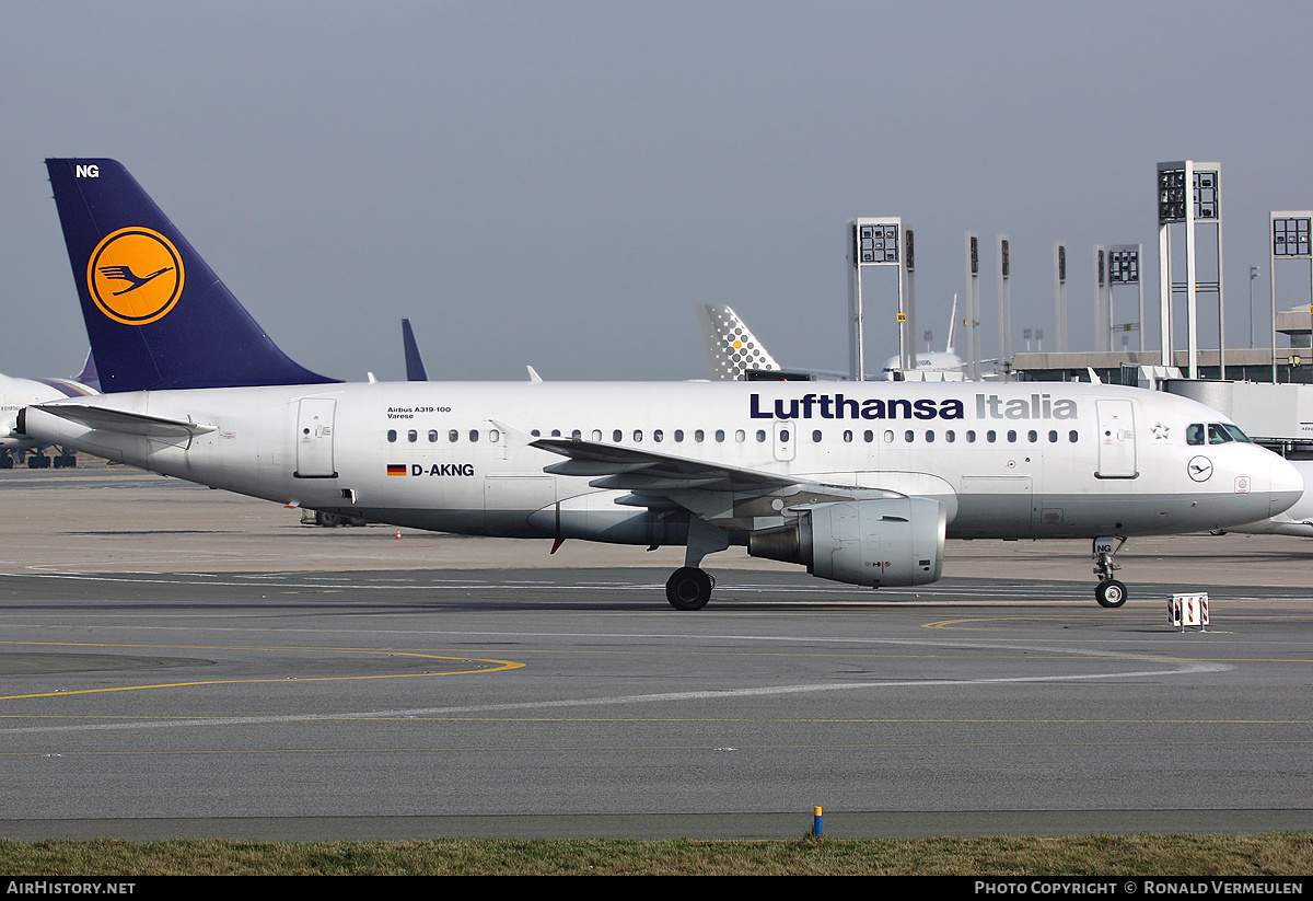 Aircraft Photo of D-AKNG | Airbus A319-112 | Lufthansa Italia | AirHistory.net #705692