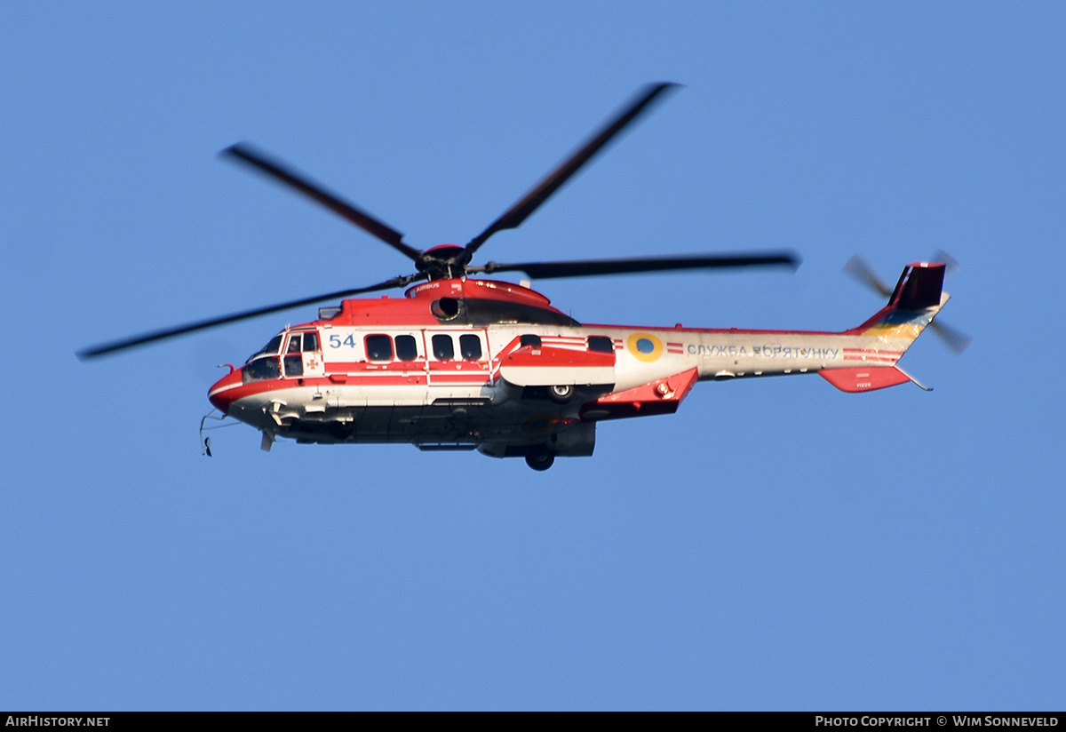 Aircraft Photo of 54 blue | Eurocopter EC-225LP Super Puma Mk2+ | Ukraine - Rescue Service | AirHistory.net #705728