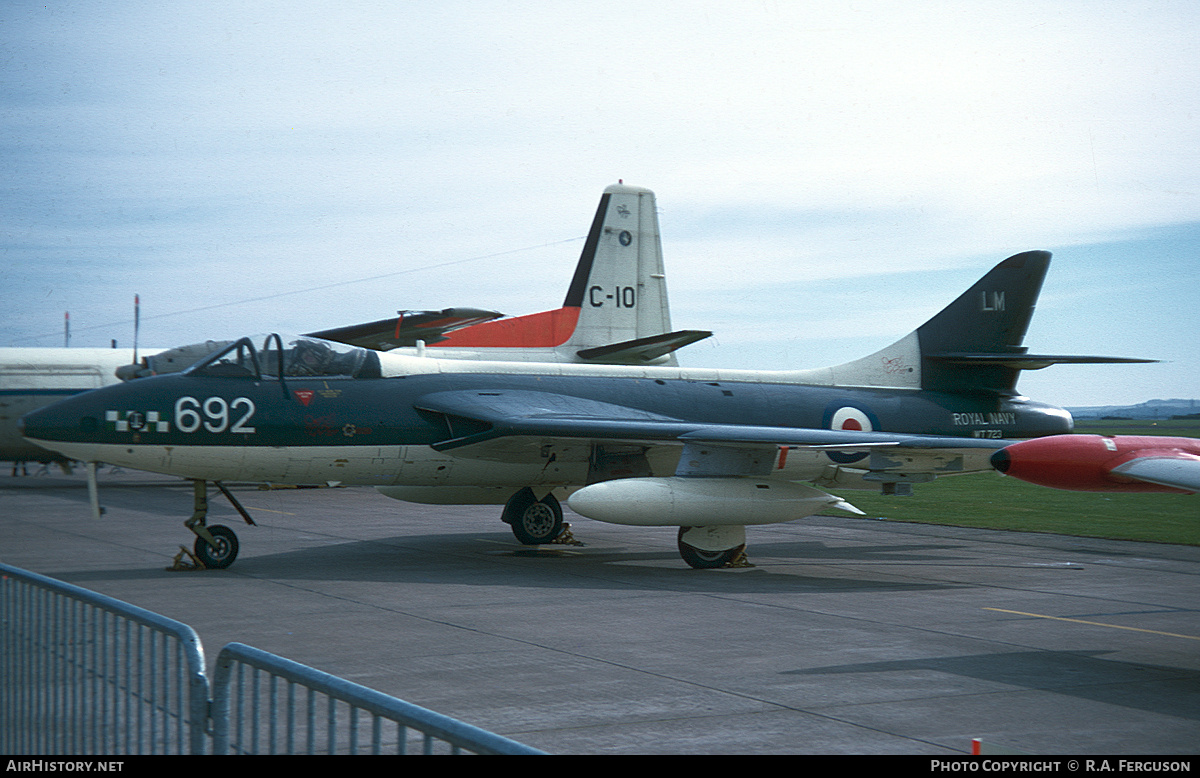 Aircraft Photo of WT723 | Hawker Hunter PR11 | UK - Navy | AirHistory.net #705741