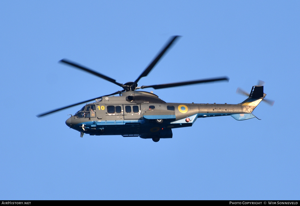 Aircraft Photo of 10 yellow | Eurocopter EC-225LP Super Puma Mk2+ | Ukraine - National Guard | AirHistory.net #705768