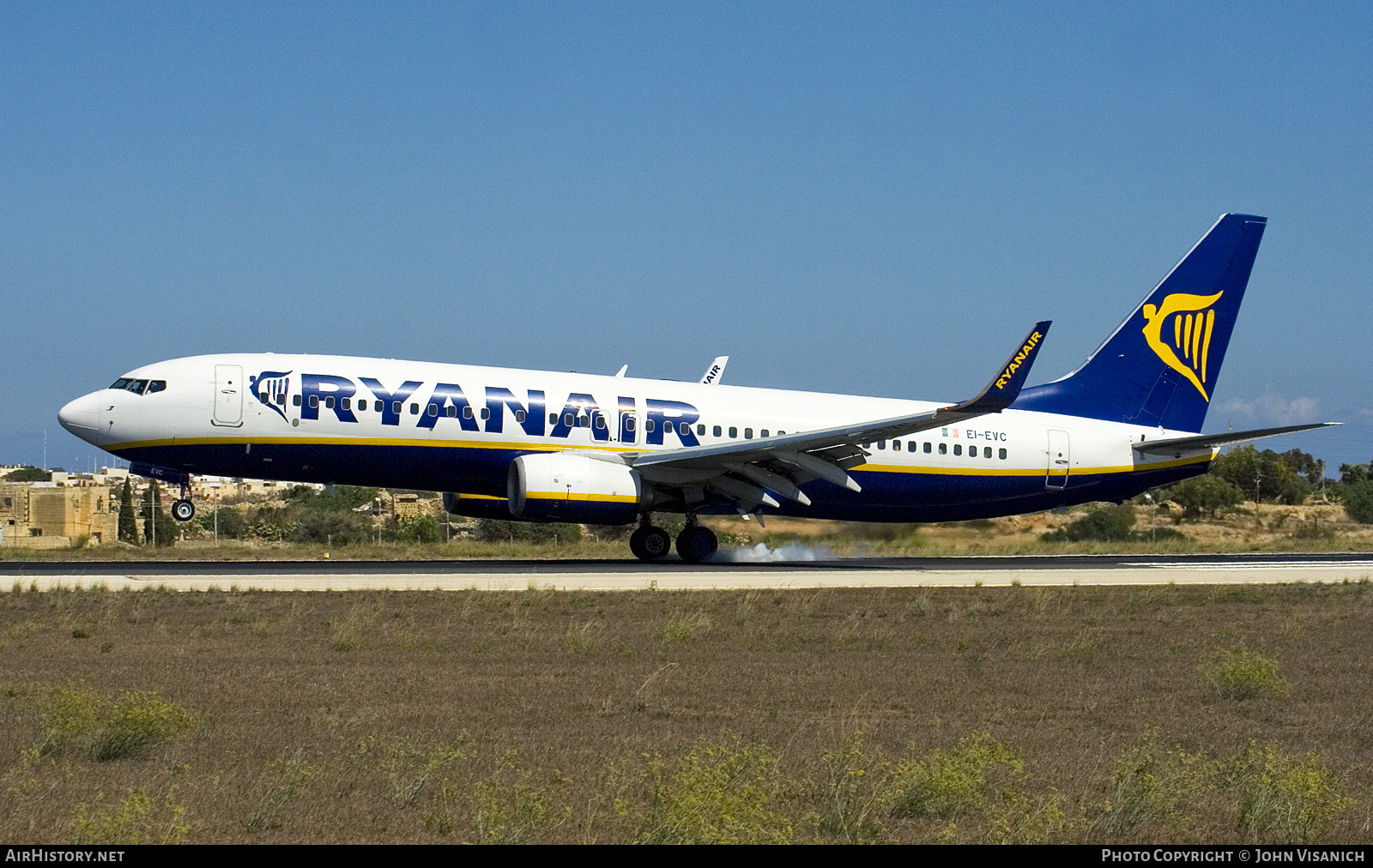 Aircraft Photo of EI-EVC | Boeing 737-8AS | Ryanair | AirHistory.net #705786