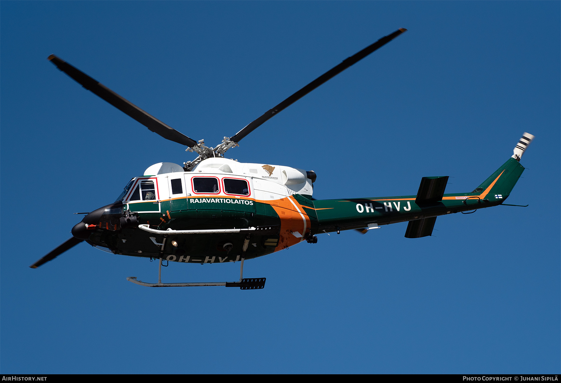 Aircraft Photo of OH-HVJ | Agusta AB-412EP Grifone | Rajavartiolaitos - Finnish Border Guard | AirHistory.net #705810