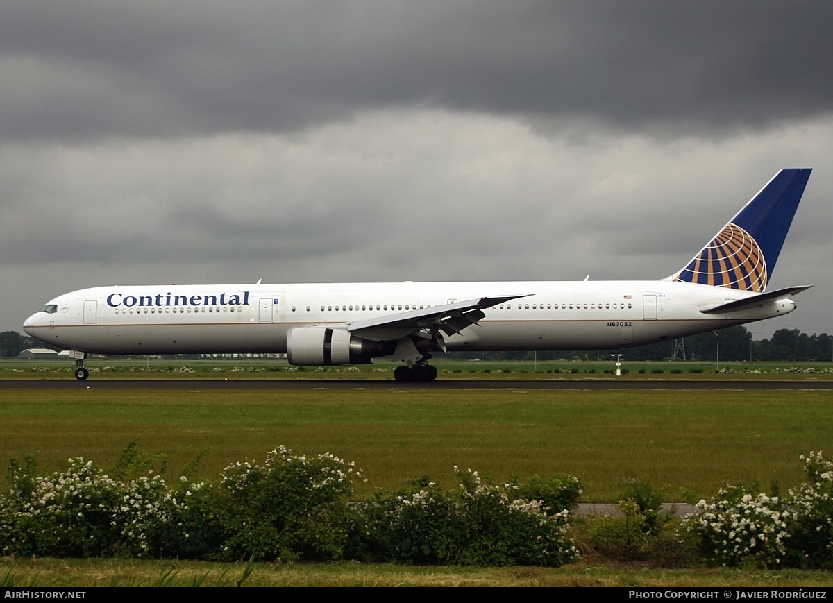Aircraft Photo of N67052 | Boeing 767-424/ER | Continental Airlines | AirHistory.net #705822
