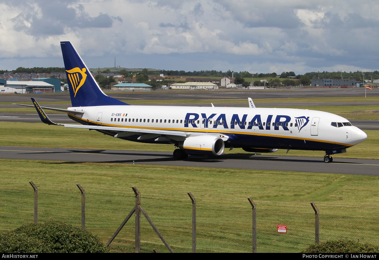 Aircraft Photo of EI-EBS | Boeing 737-8AS | Ryanair | AirHistory.net #705878