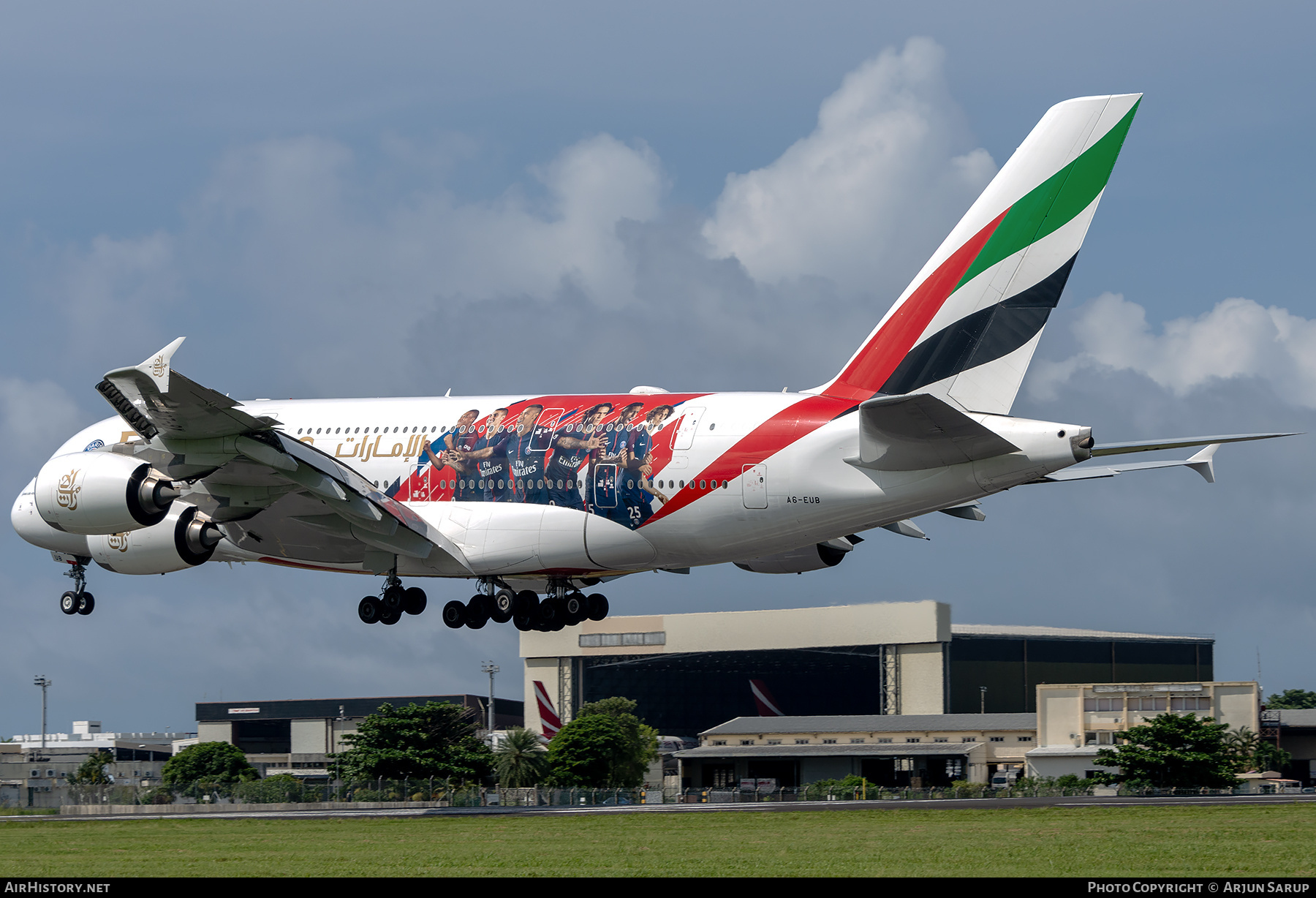 Aircraft Photo of A6-EUB | Airbus A380-861 | Emirates | AirHistory.net #705888