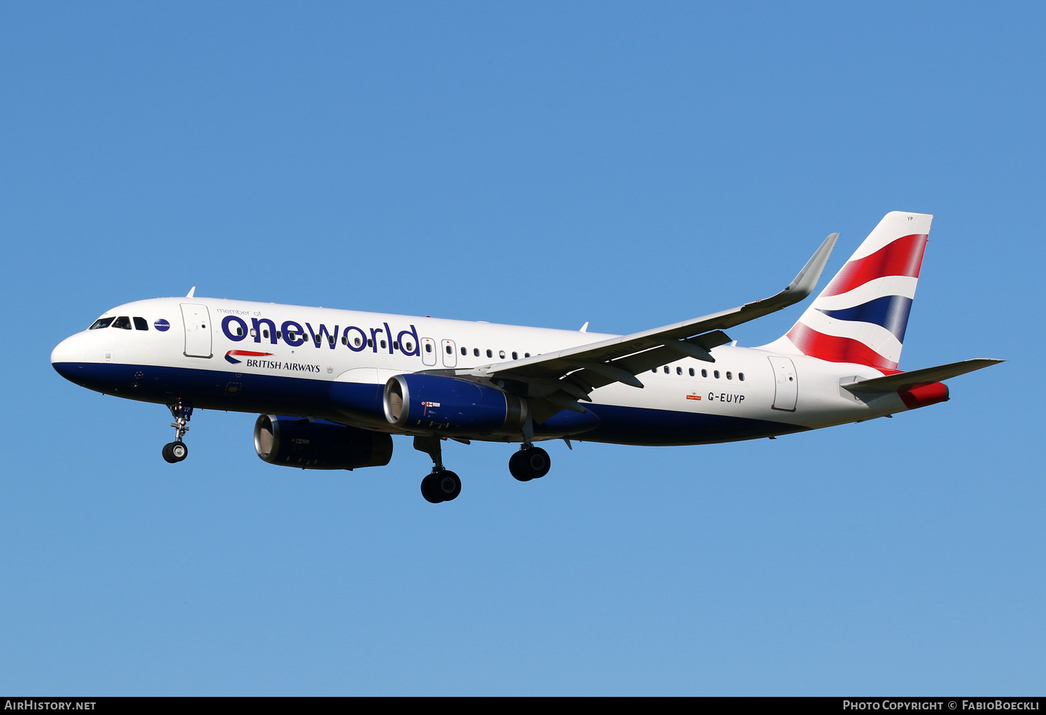 Aircraft Photo of G-EUYP | Airbus A320-232 | British Airways | AirHistory.net #705897