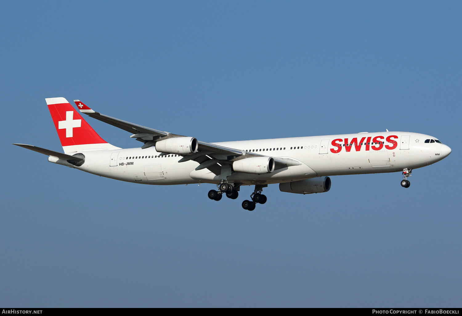 Aircraft Photo of HB-JMM | Airbus A340-313X | Swiss International Air Lines | AirHistory.net #705905